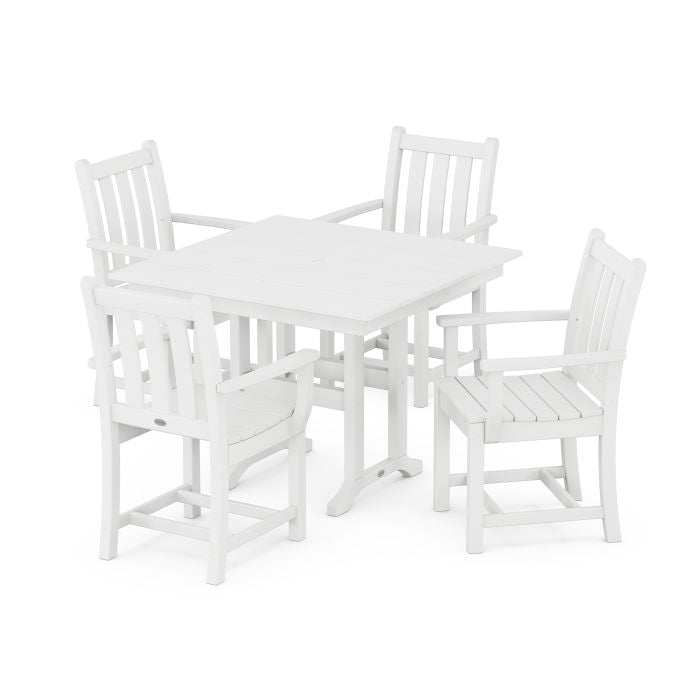Traditional Garden 5-Piece Farmhouse Dining Set