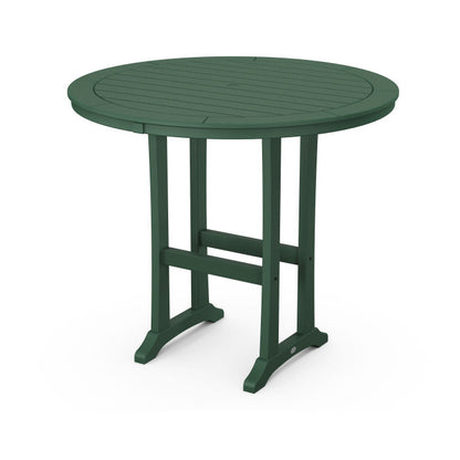 Nautical Trestle 48" Round Bar Table