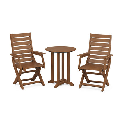 Captain 3-Piece Round Dining Set