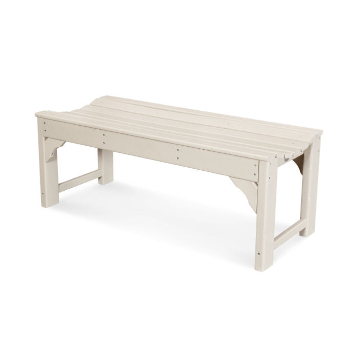 Traditional Garden 48" Backless Bench