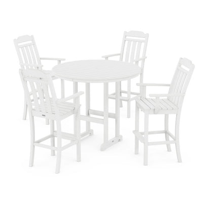 Country Living 5-Piece Round Farmhouse Bar Set