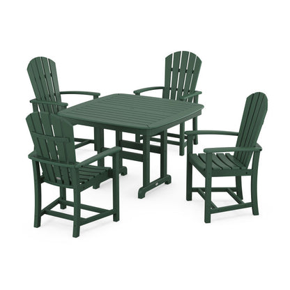 Palm Coast 5-Piece Dining Set with Trestle Legs