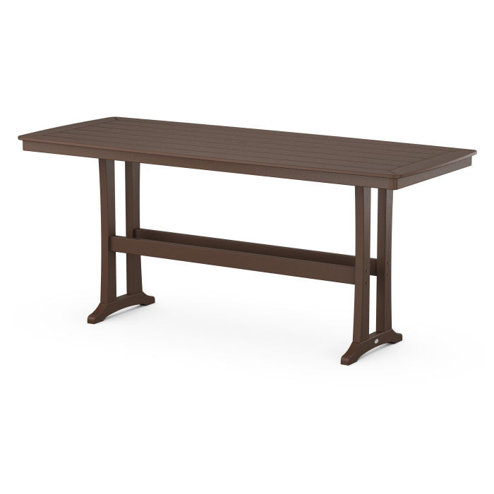 Nautical Trestle 39" x 97" Bar Table