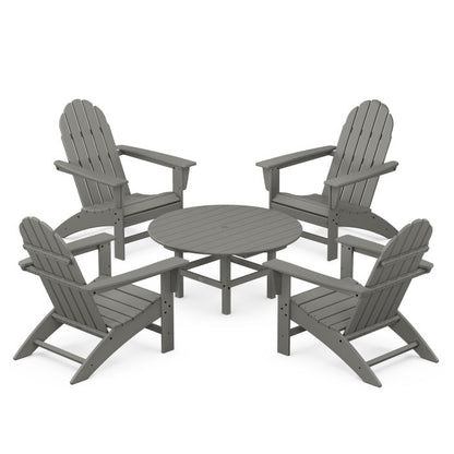 Vineyard 5-Piece Adirondack Chair Conversation Set