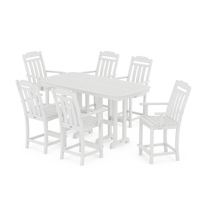 Country Living Arm Chair 7-Piece Counter Set