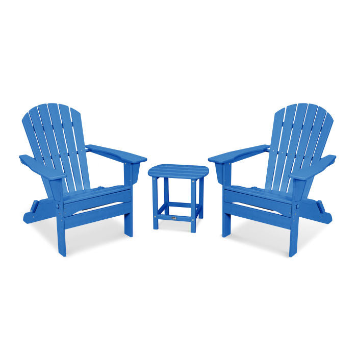 South Beach 3-Piece Folding Adirondack Set