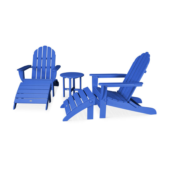 Classic Oversized Adirondack 5-Piece Casual Set