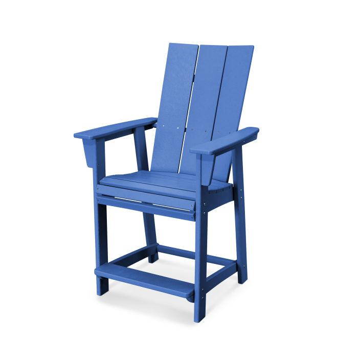 Modern Curveback Adirondack Counter Chair