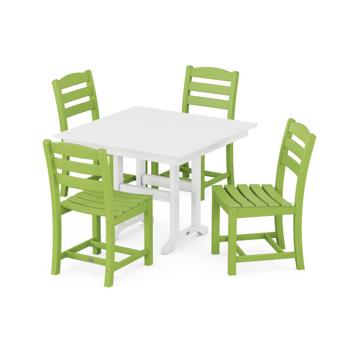 La Casa Café Side Chair 5-Piece Farmhouse Dining Set