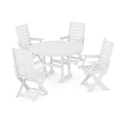 Captain 5-Piece Round Dining Set