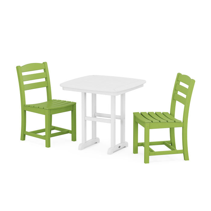 La Casa Café Side Chair 3-Piece Dining Set