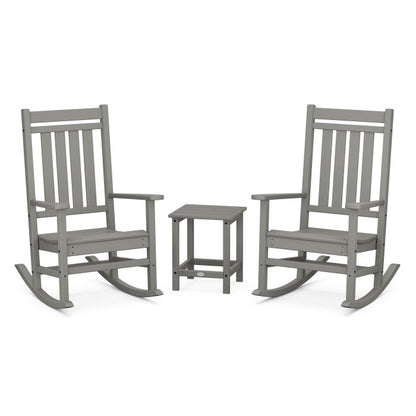 Estate 3-Piece Rocking Chair Set with Long Island 18" Side Table