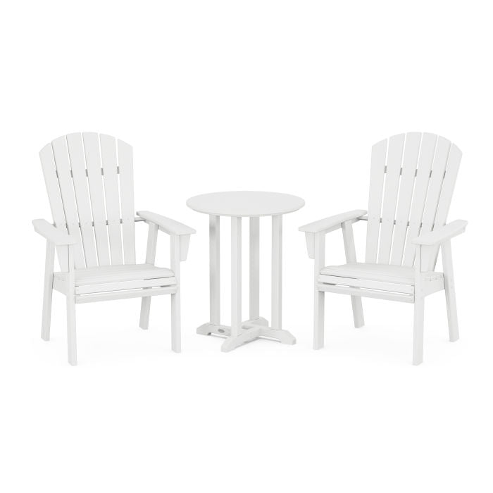 Nautical Adirondack 3-Piece Round Dining Set