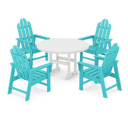 Long Island 5-Piece Round Farmhouse Dining Set