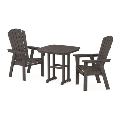 Nautical Adirondack 3-Piece Dining Set in Vintage Finish