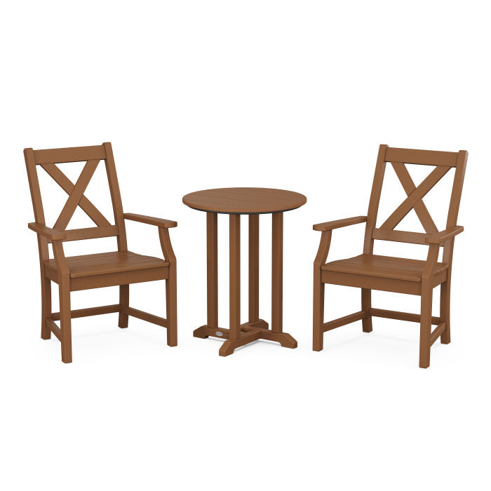 Braxton 3-Piece Round Dining Set