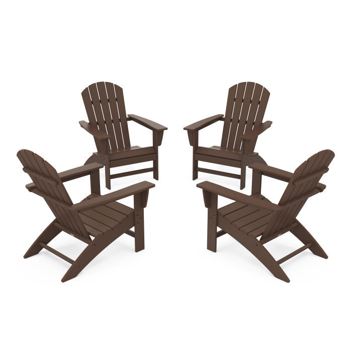 Nautical 4-Piece Adirondack Conversation Set