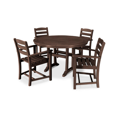 La Casa Café 5-Piece Arm Chair Dining Set
