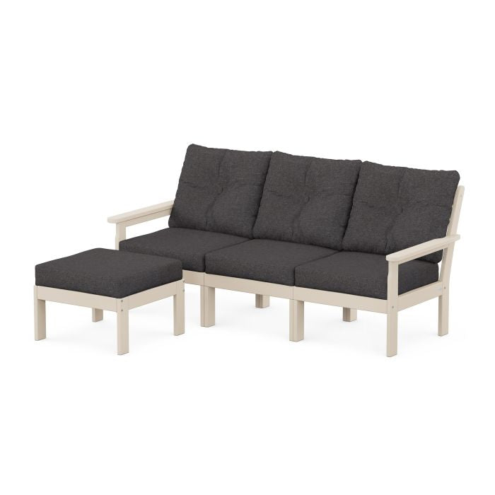 Vineyard 4-Piece Sectional with Ottoman