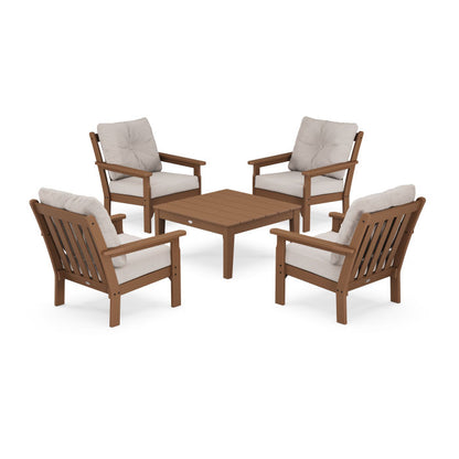 Vineyard 5-Piece Deep Seating Conversation Set