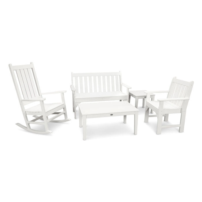 Vineyard 5-Piece Bench & Rocking Chair Set