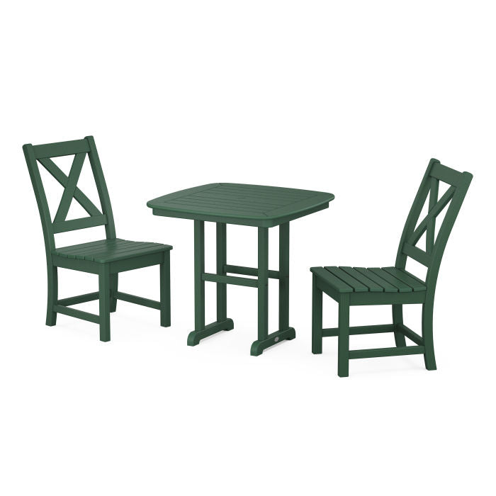 Braxton Side Chair 3-Piece Dining Set