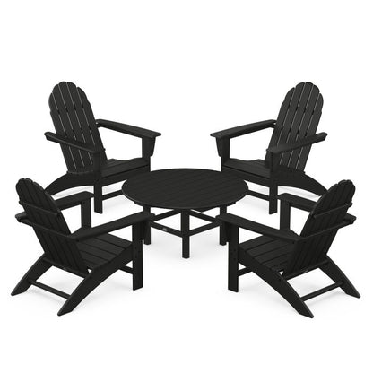 Vineyard 5-Piece Adirondack Chair Conversation Set