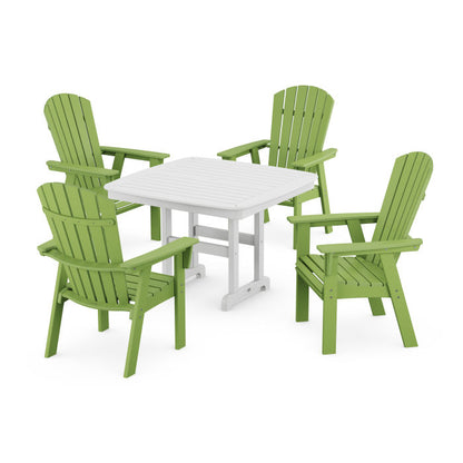 Nautical Curveback Adirondack 5-Piece Dining Set