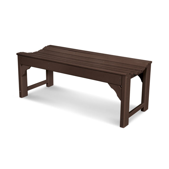 Traditional Garden 48" Backless Bench