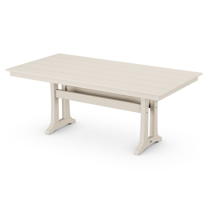 Farmhouse Trestle 37" x 72" Dining Table