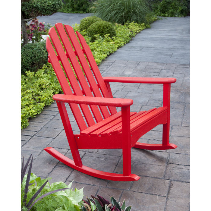 Classic Adirondack Rocking Chair