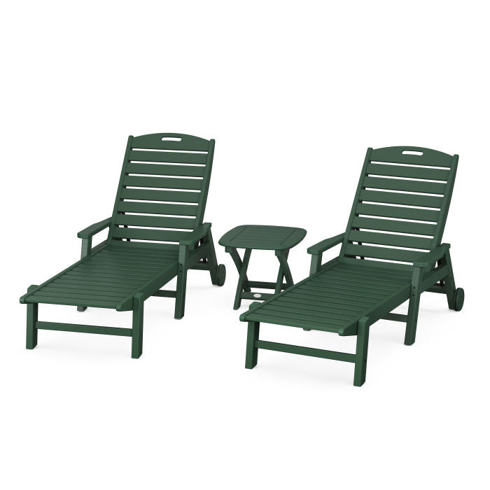 Nautical 3-Piece Chaise Set