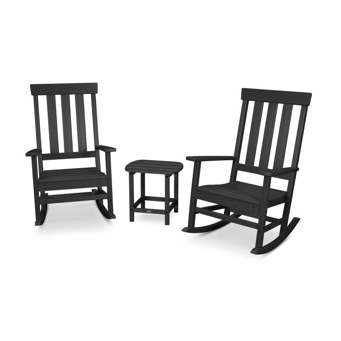 Portside 3-Piece Porch Rocking Chair Set