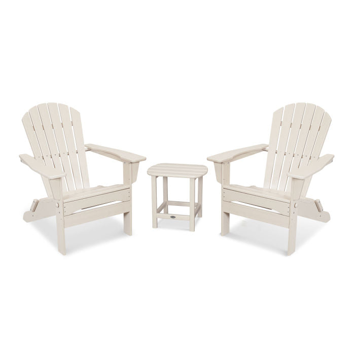 South Beach 3-Piece Folding Adirondack Set