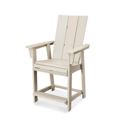 Modern Curveback Adirondack Counter Chair