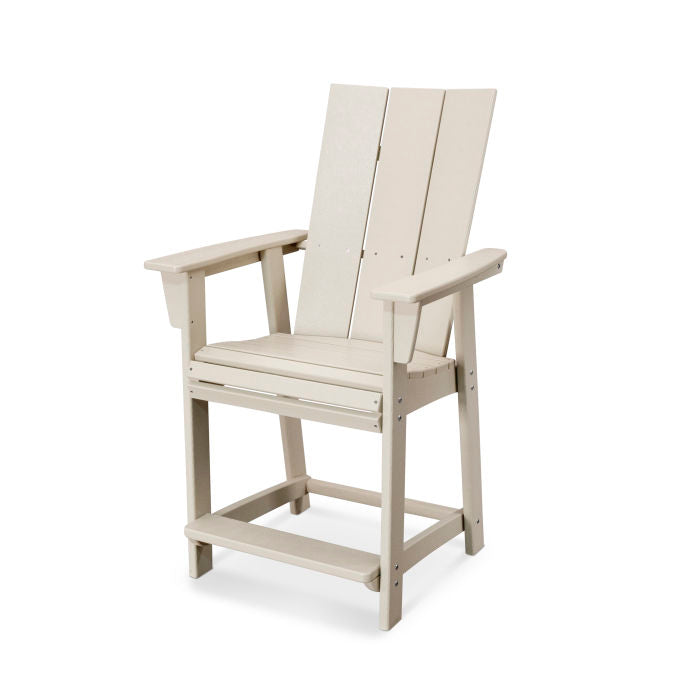 Modern Curveback Adirondack Counter Chair