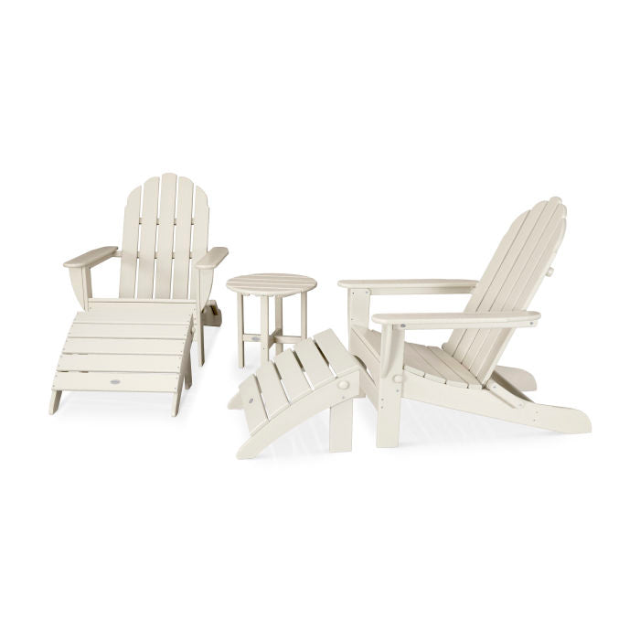 Classic Oversized Adirondack 5-Piece Casual Set