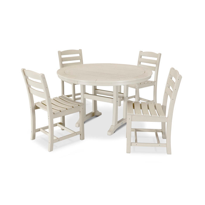 La Casa Café 5-Piece Side Chair Dining Set
