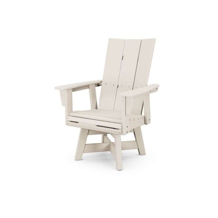Modern Curveback Adirondack Swivel Dining Chair