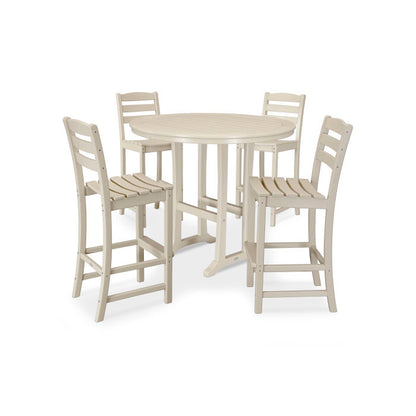La Casa Café 5-Piece Side Chair Bar Dining Set