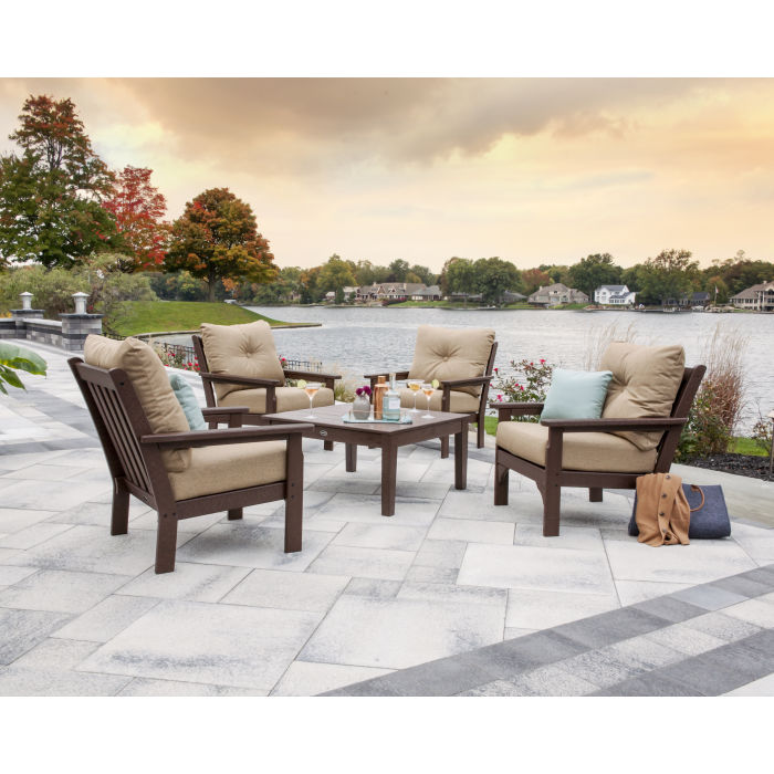 Vineyard 5-Piece Deep Seating Conversation Set