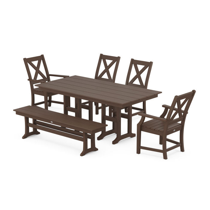 Braxton 6-Piece Farmhouse Dining Set