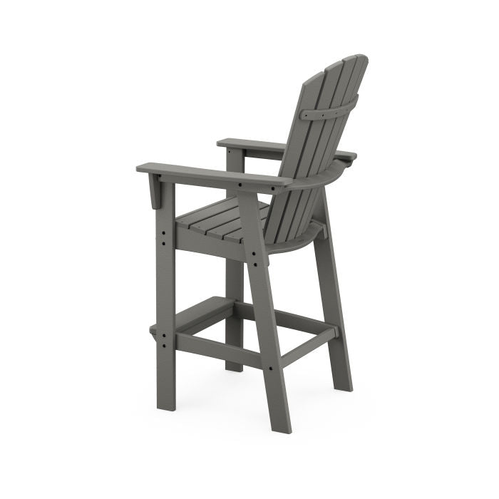 Nautical Curveback Adirondack Bar Chair