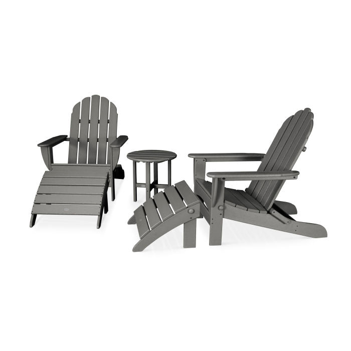 Classic Oversized Adirondack 5-Piece Casual Set