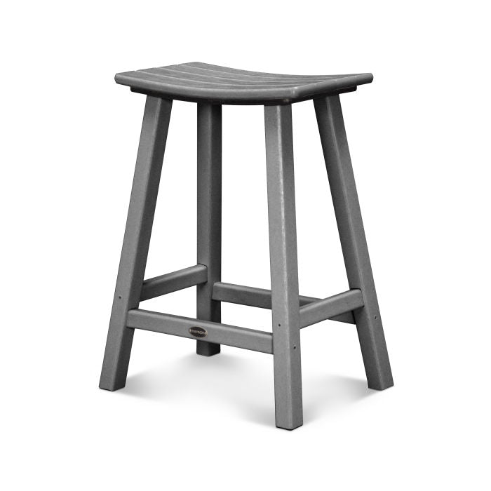 Traditional 24" Saddle Bar Stool