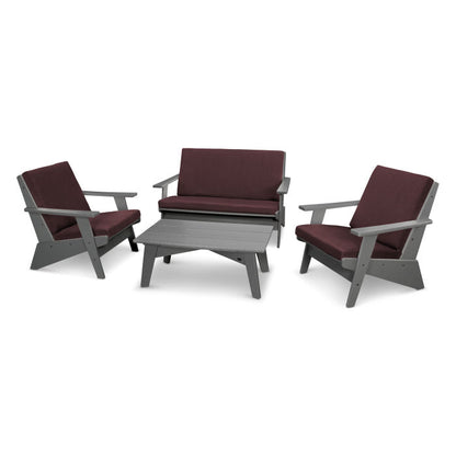Riviera Modern Lounge 4-Piece Set