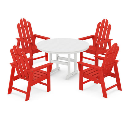 Long Island 5-Piece Round Farmhouse Dining Set
