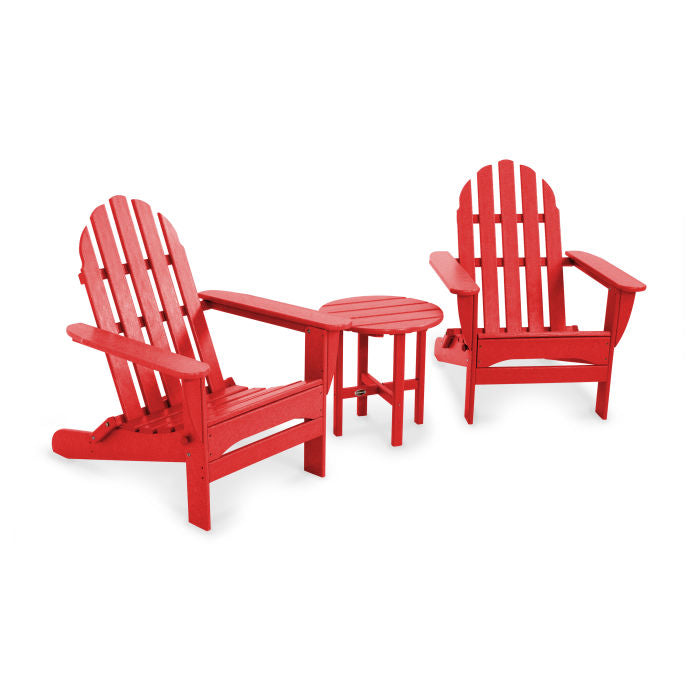 Classic Folding Adirondack 3-Piece Set