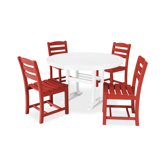 La Casa Café 5-Piece Side Chair Dining Set