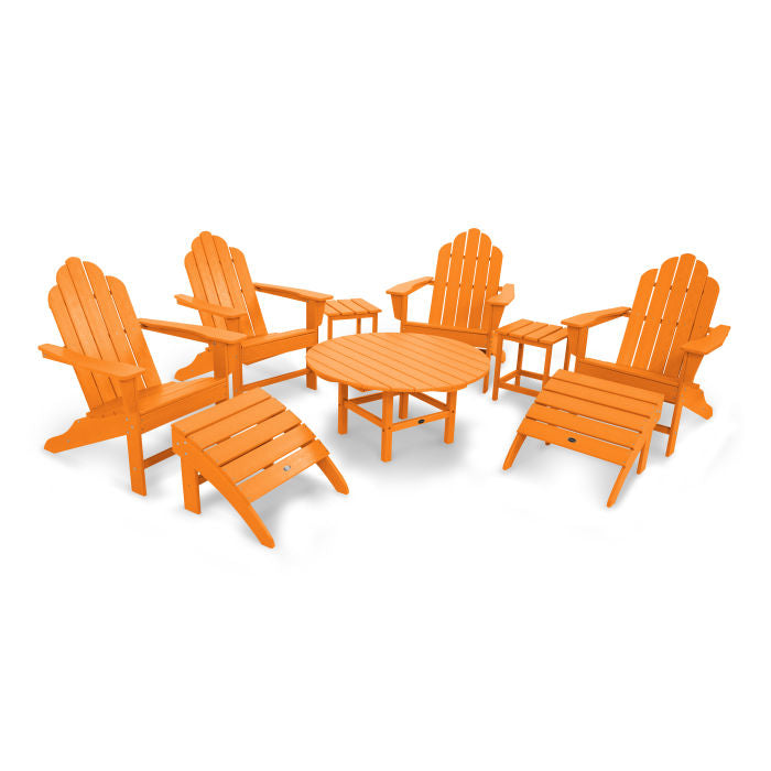 Long Island Adirondack 9-Piece Conversation Group